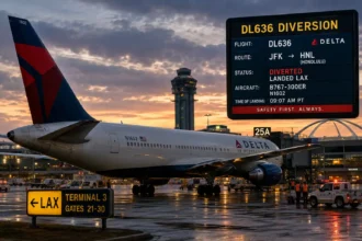 Delta Flight DL636 Diversion